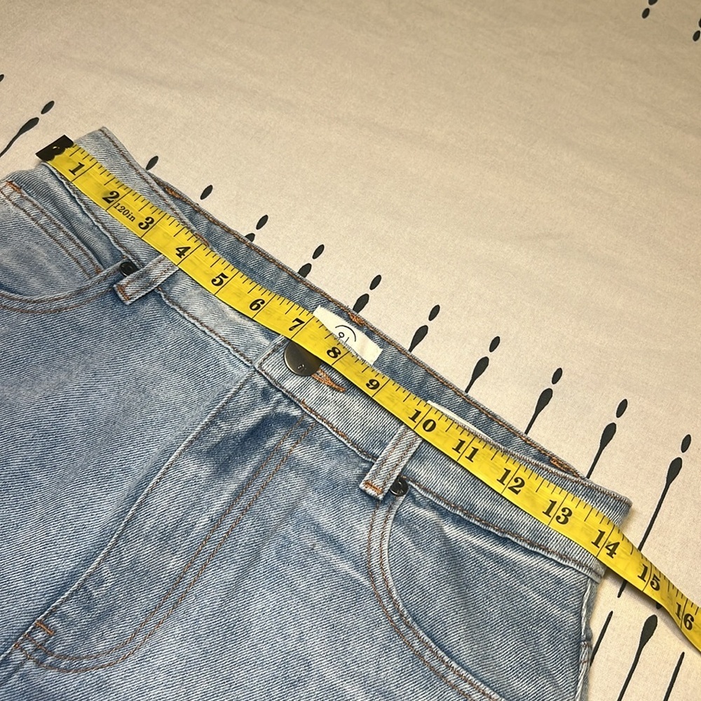 91 Cotton On “A-Line Mini” Denim Skirt. Size 6 - Picture 3 of 6
